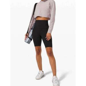 LULULEMON ATHLETICA All Yours Cropped Hoodie in Iced Iris Size Medium